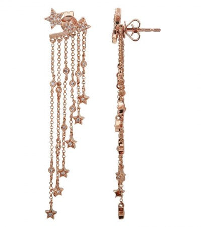 14K RG 0.45 RD TCW FALLING STARS