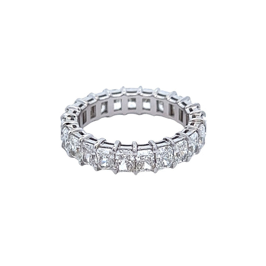 3.44 Cts Natural Diamond Radiant Cut Eternity Band