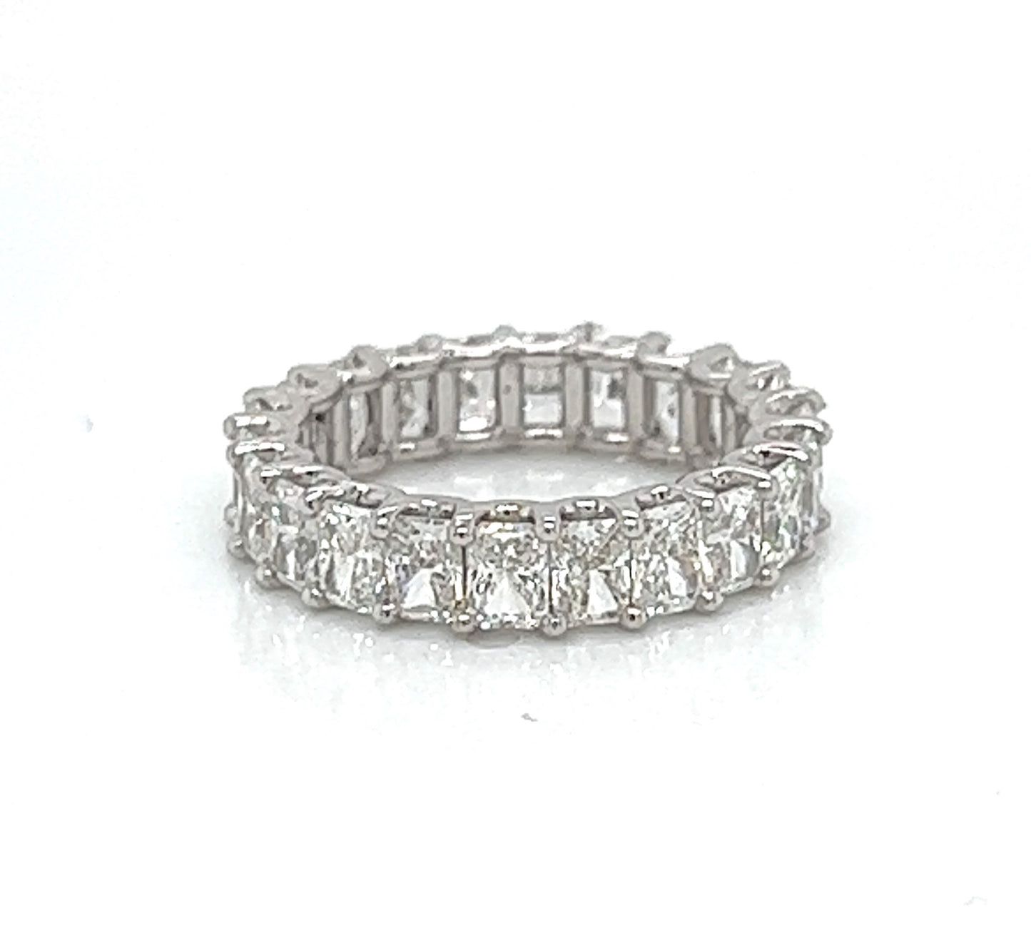 4.59 Cts Natural Diamond Radiant Cut Eternity Band
