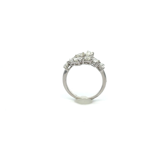 1.52 Cts Natural Diamonds Multi Shape Ring