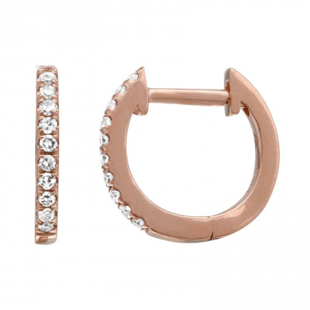 14k Gold Diamond Earrings