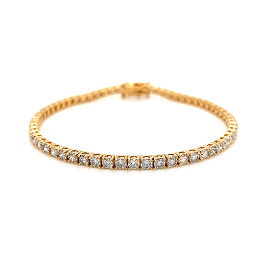PULSERA TENIS 4P TCW 18K YG 4.20 RD