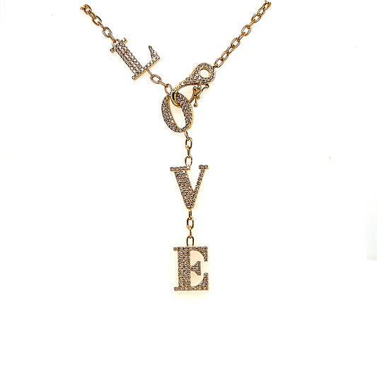 Collar De Amor De 18k Yg 1.06 Rd Tcw