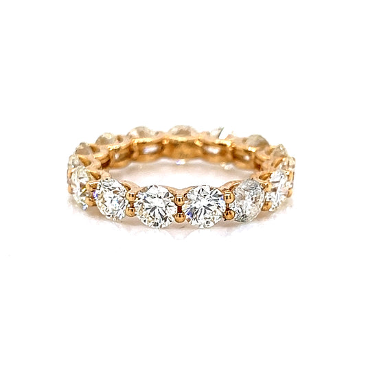 4.72 Cts Natural Diamond Round Eternity Band